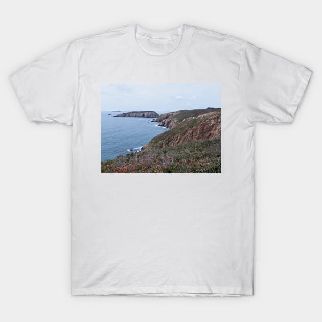 Coastline of Sark T-Shirt by HazelWright